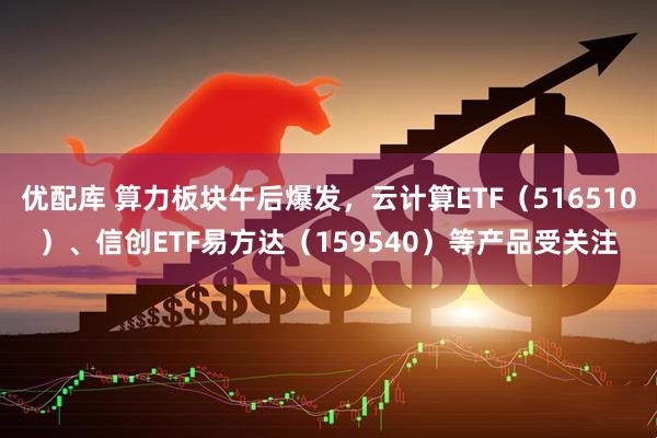 优配库 算力板块午后爆发，云计算ETF（516510）、信创ETF易方达（159540）等产品受关注